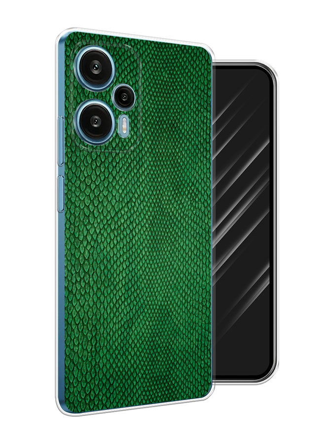 

Чехол Awog на Xiaomi Redmi Note 12 Turbo "Изумрудная змея", Черный;зеленый;коричневый, 318450-3