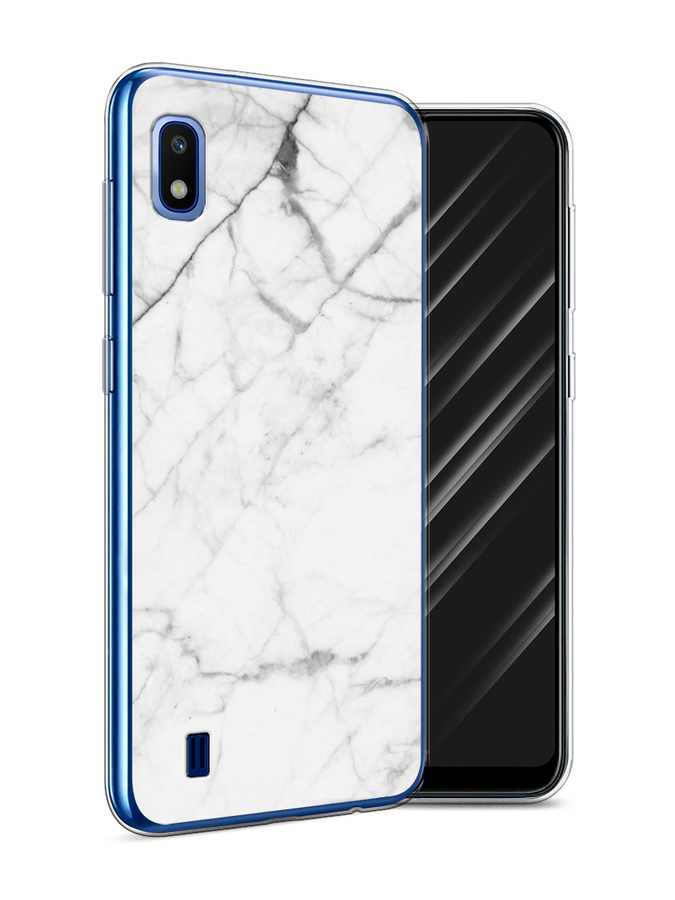 

Чехол Awog на Samsung Galaxy A10 "Светлый мрамор", Разноцветный, 27950-3
