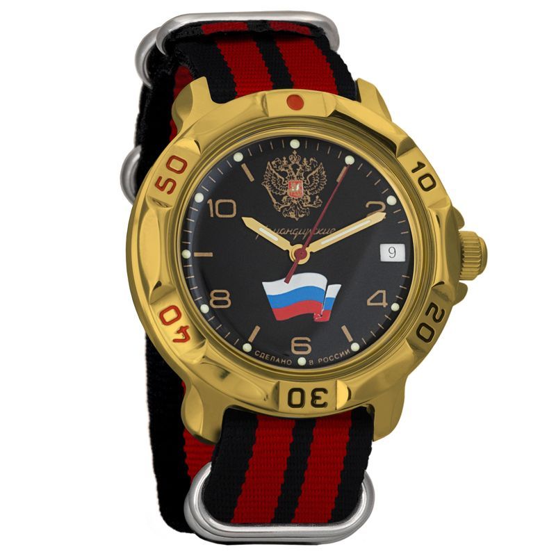 

Наручные часы мужские Восток 819453 черные/красные, 819453