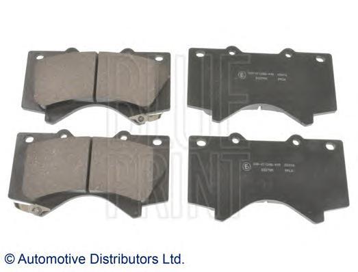 

Колодки Тормозные Дисковые Toyota Landcruiser (G) 200 Blue Print Adt342175