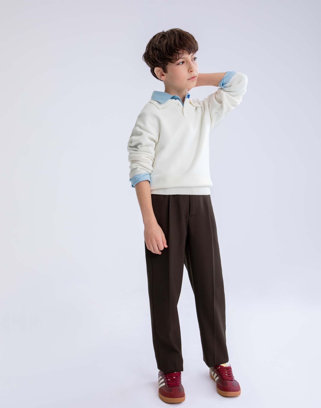 

Брюки детские Gloria Jeans BSU000399, коричневый 170, BSU000399