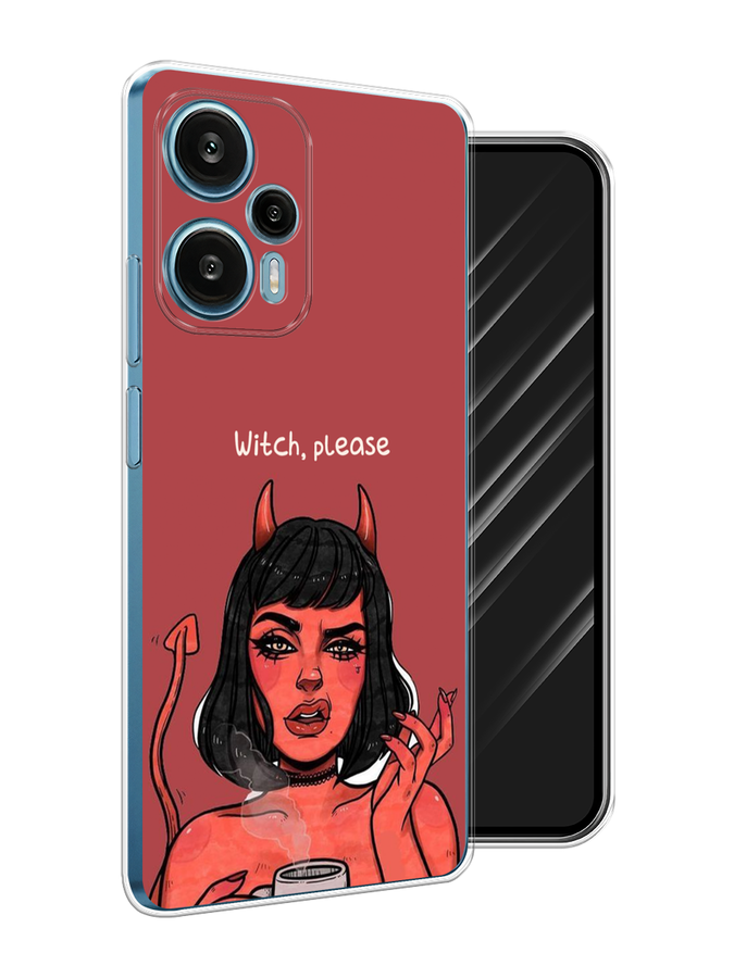

Чехол Awog на Xiaomi Redmi Note 12 Turbo "Evil Girl", Бордовый;черный, 318450-6