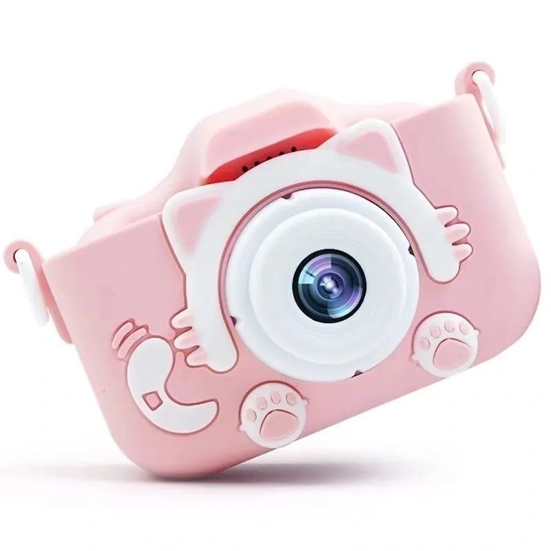 фото Детский цифровой фотоаппарат wellywell кошечка, розовый camera_kitty_pink