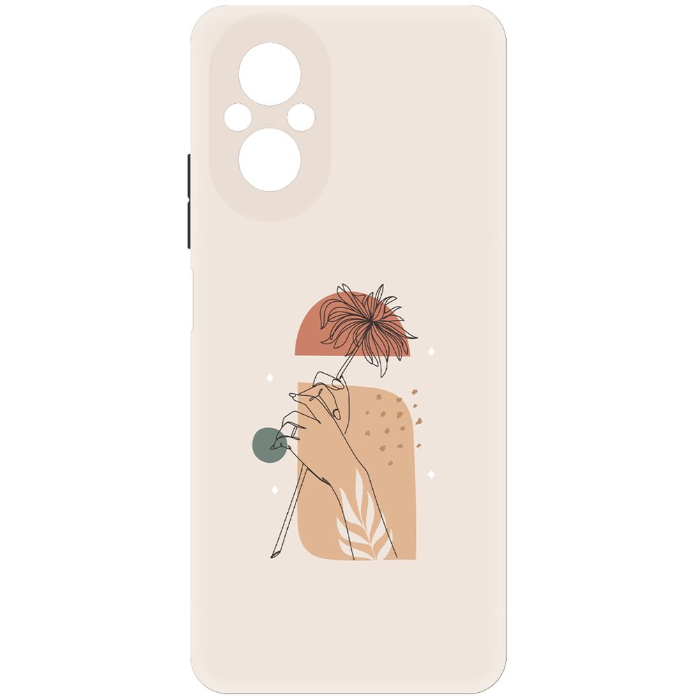 

Чехол-накладка Krutoff Soft Case Романтика для Realme C67 черный