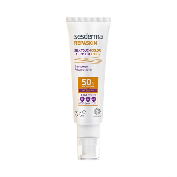 Средство солнцезащитное с тонирующим эффектом для лица SESDERMA REPASKIN SPF50 50 мл