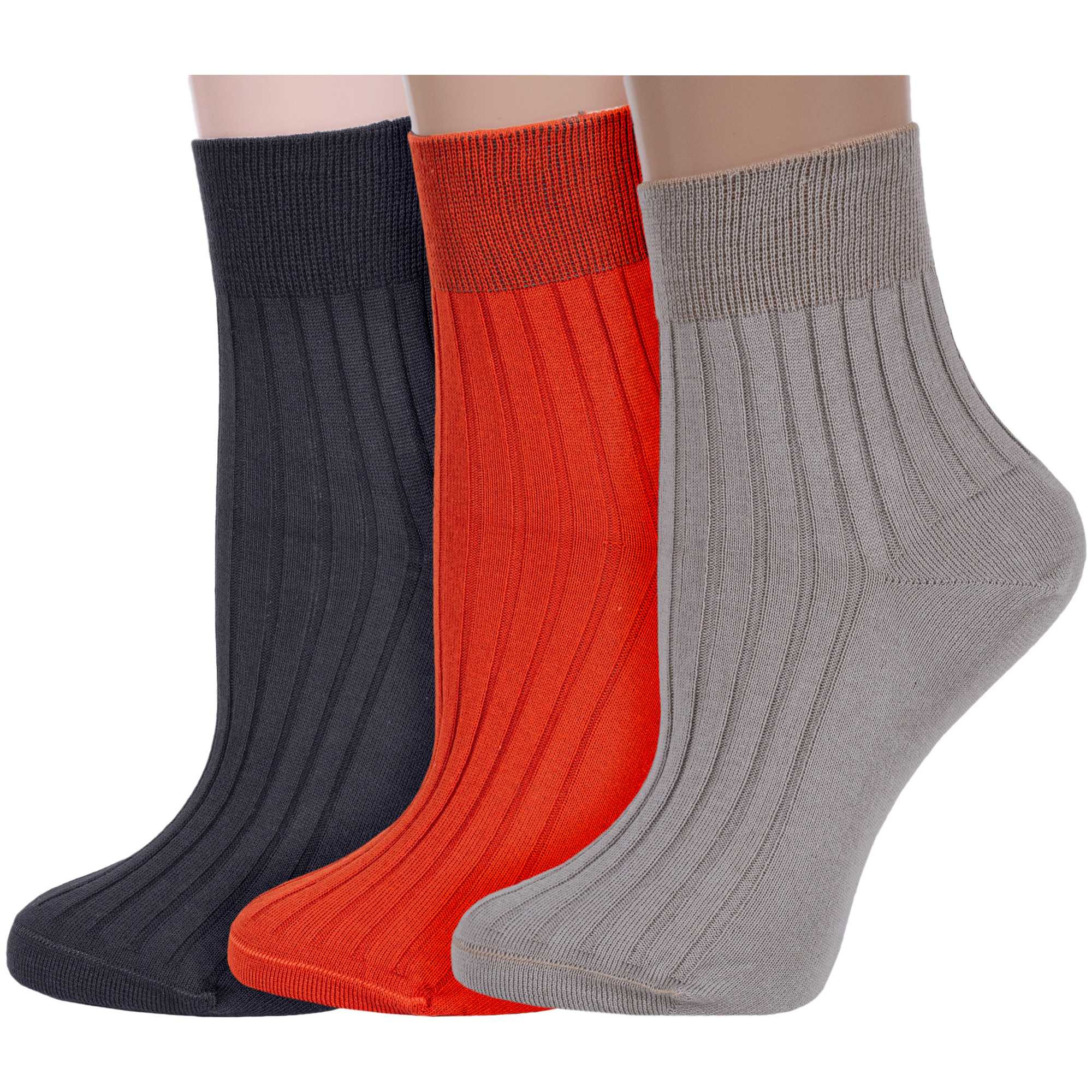 Комплект носков женских Rusocks 3-Ж3-11001 разноцветных 25