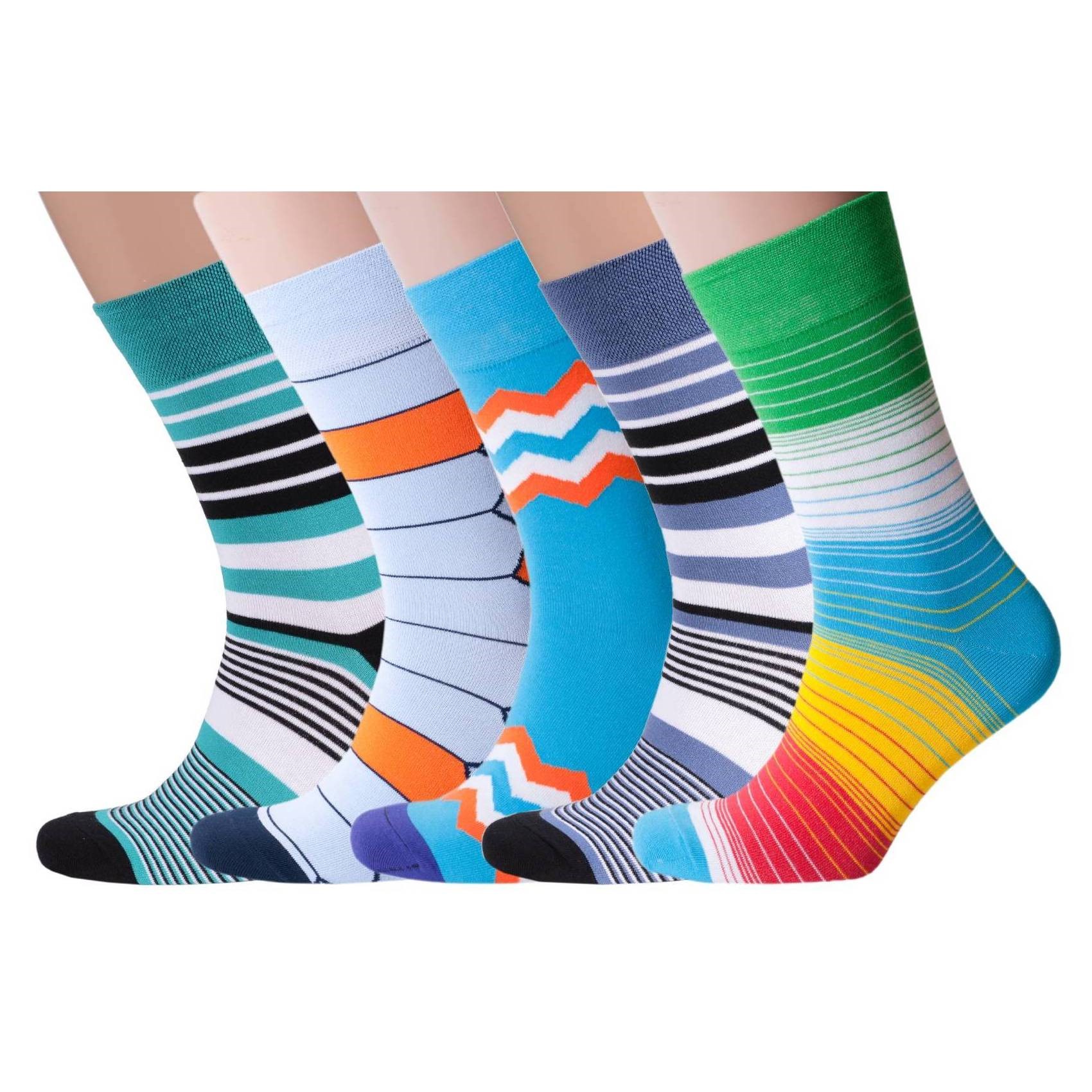 

Комплект носков мужских MoscowSocksClub msk-5М разноцветных 29, msk-5М