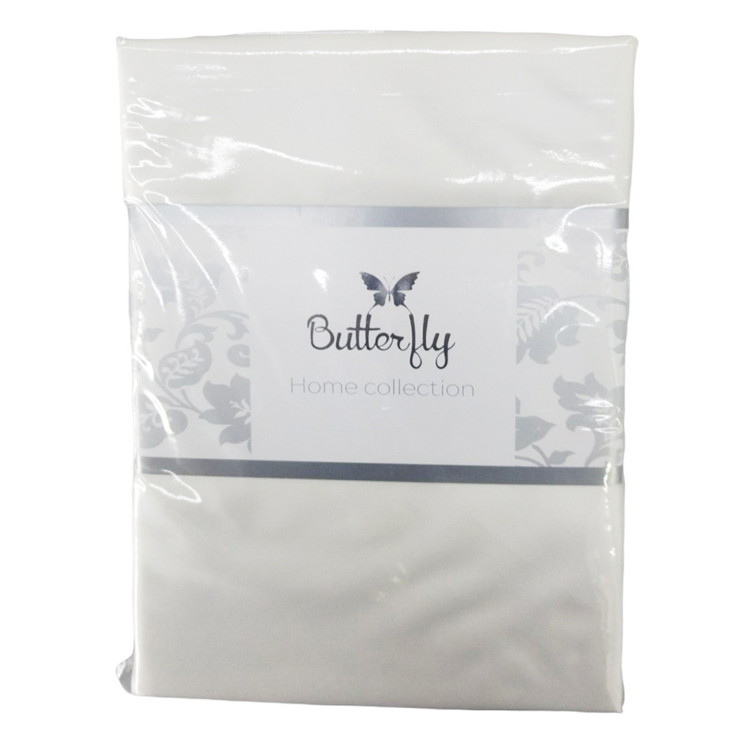 

Простыня Butterfly двуспальная тенсель 180x245 см белая