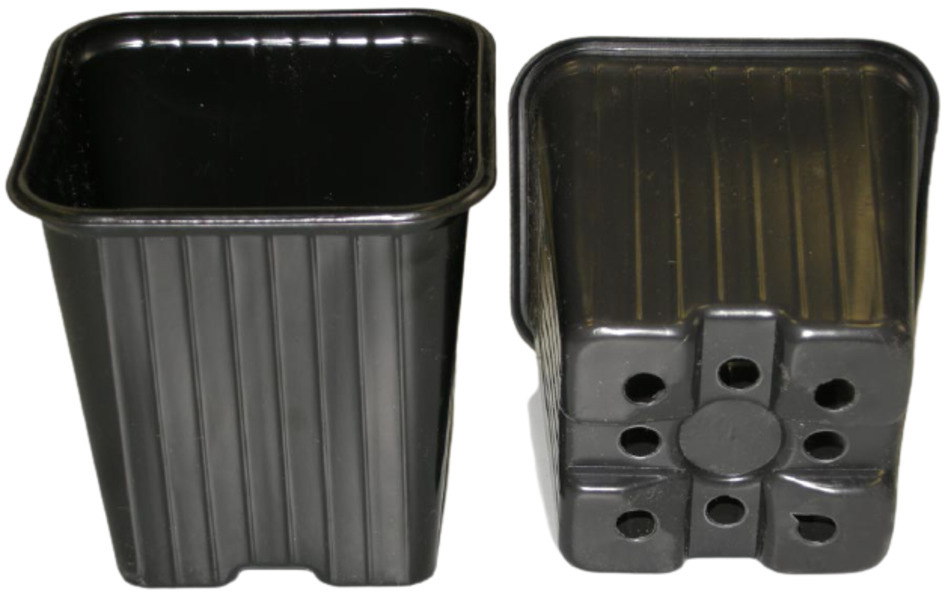 

Горшок для рассады, квадратный, 8x8x8 см, 0,31 л