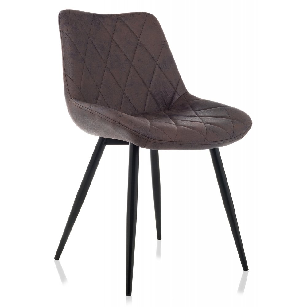 фото Стул woodville fox black / dark brown