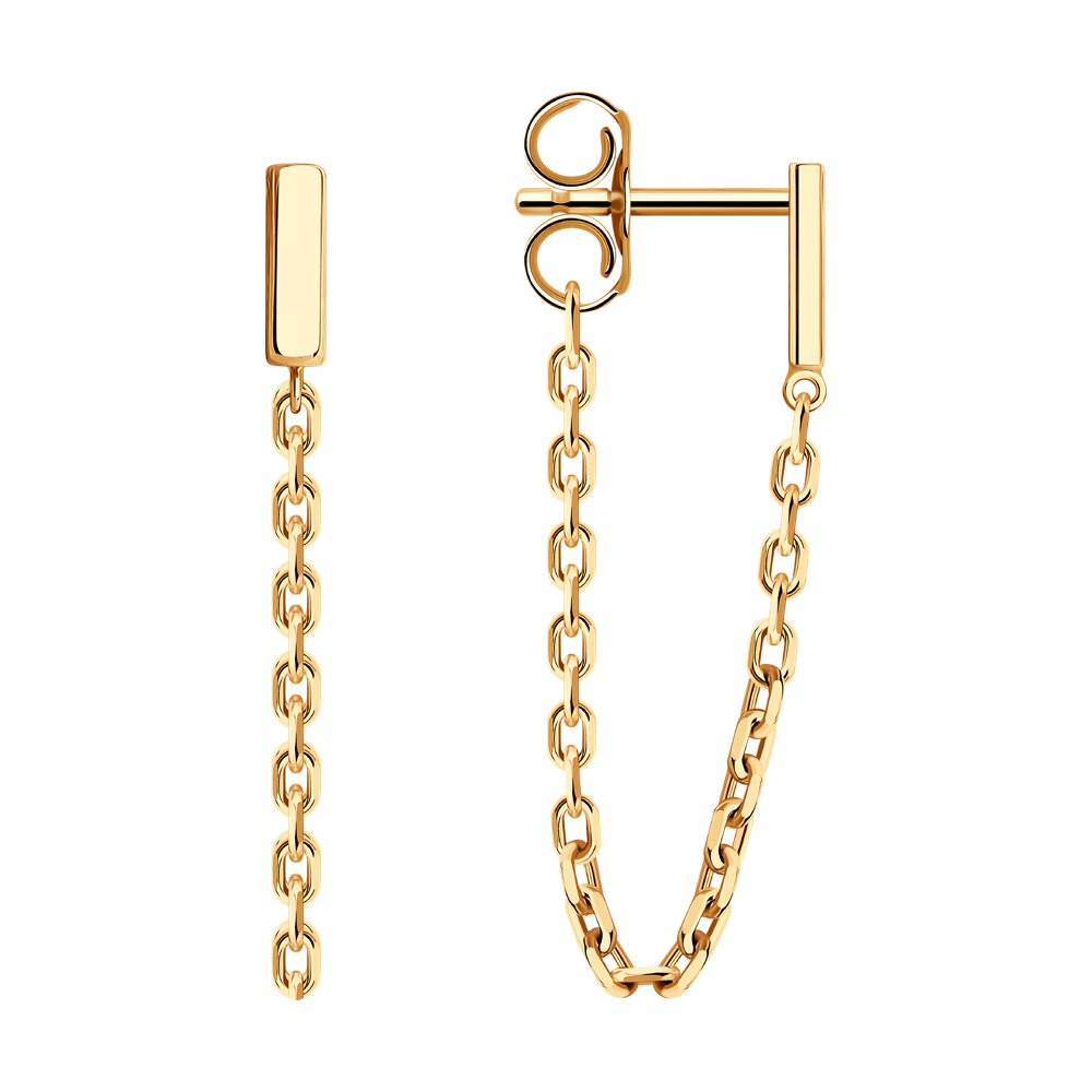 

Серьги подвески из золота Diamant 51-122-02308-1, 51-122-02308-1