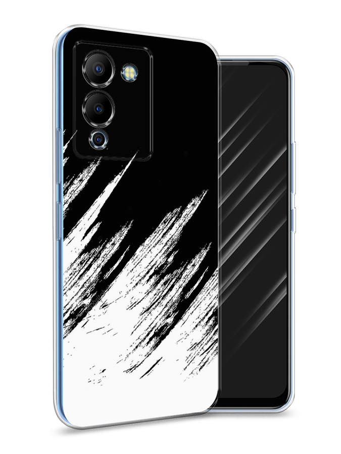 

Чехол Awog на Infinix Note 12 G96 "Черно белые брызги", Разноцветный, 3101550-3