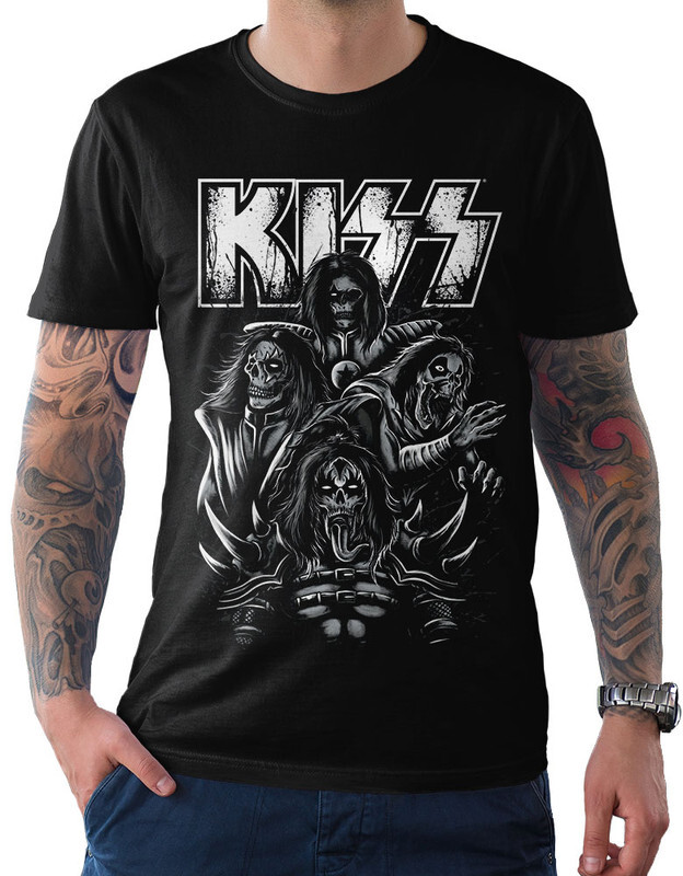 фото Футболка мужская design heroes kiss черная xl