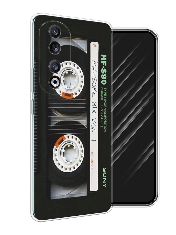 

Чехол Awog на Honor 90 Pro "Кассета", Черный
