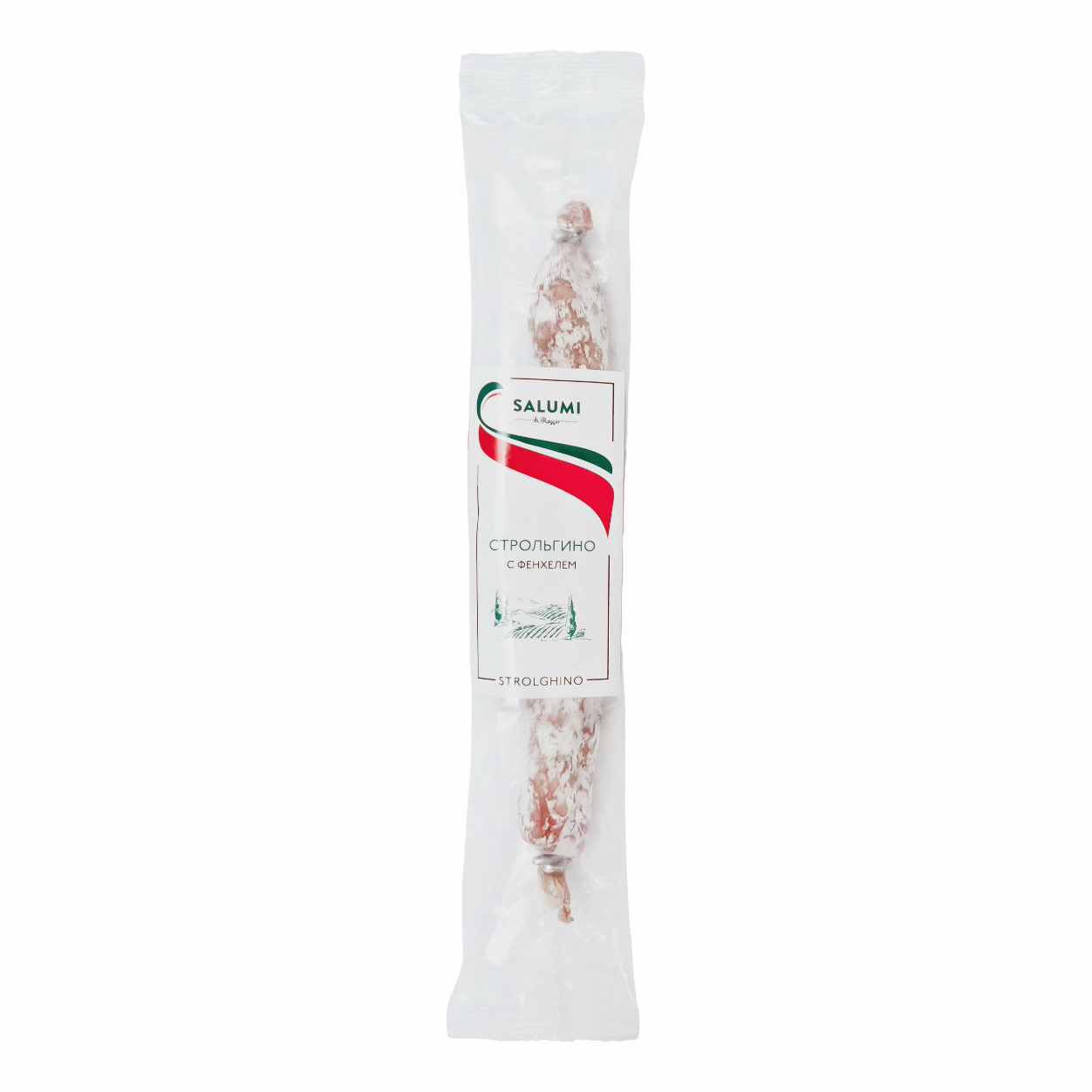 

Колбаса сыровяленая Salumi di Reggiо Строльгино с фенхелем полусухая 110 г
