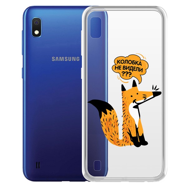 

Чехол-накладка Krutoff Clear Case "Лиса" для Samsung Galaxy A10 (A105), Прозрачный