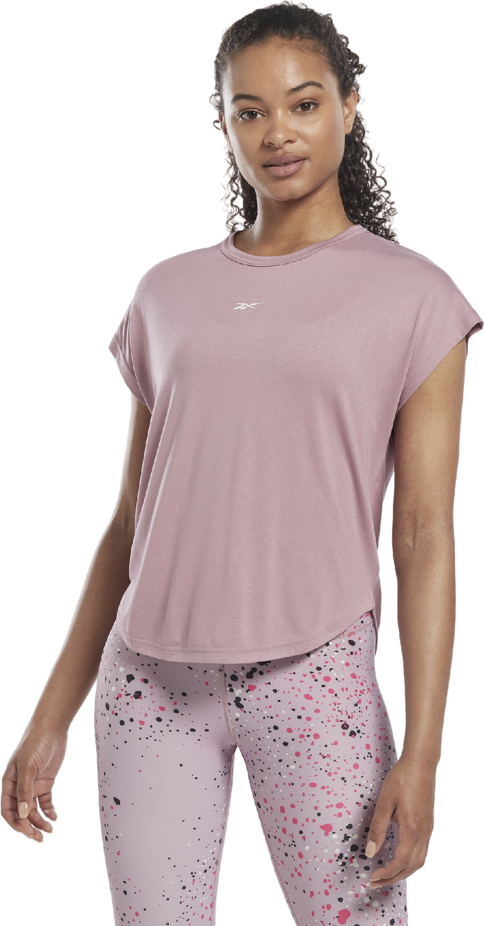 

Футболка женская Reebok HK4842 розовая XS, Розовый, HK4842