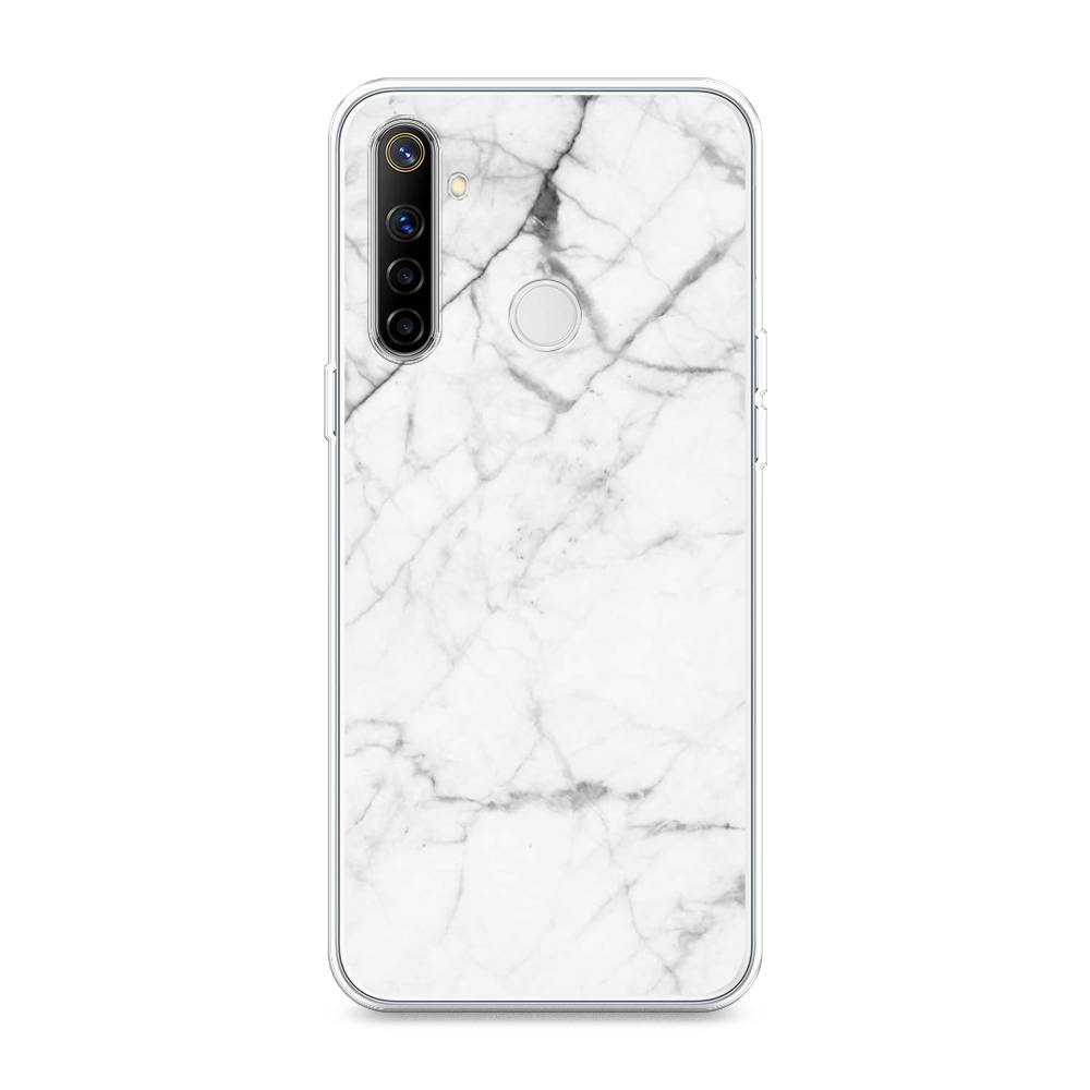 Чехол Awog на Realme 6i Светлый мрамор