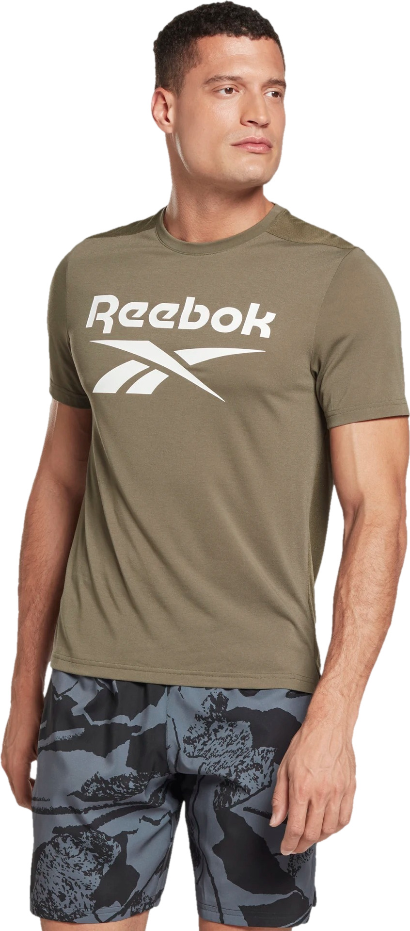 

Футболка мужская Reebok HA1117 зеленая L, HA1117
