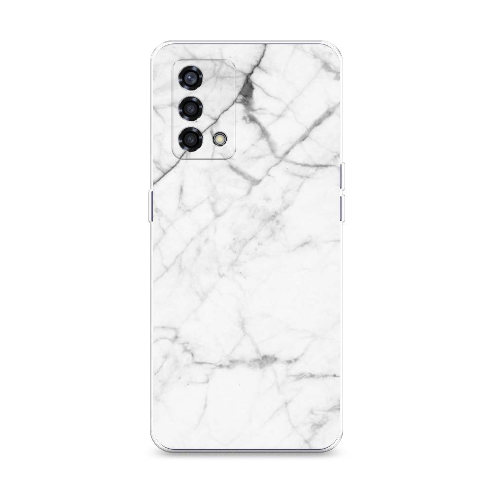 фото Силиконовый чехол "светлый мрамор" на oppo reno 6 lite awog