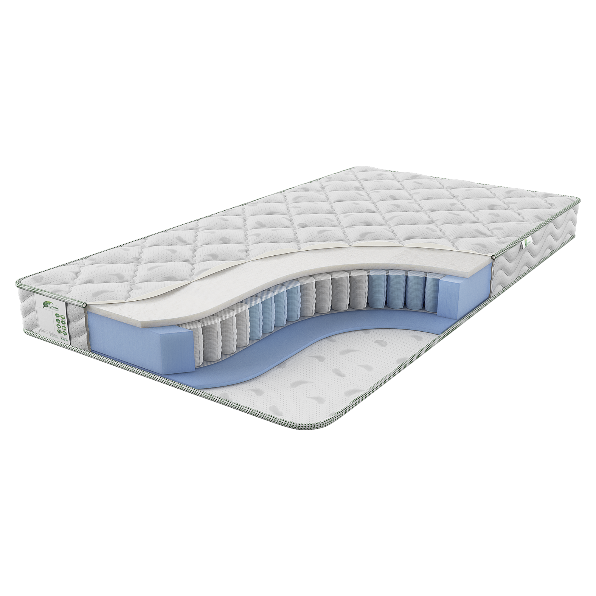 

Матрас Agreen Clean Grini 90х190, Белый, Clean Grini