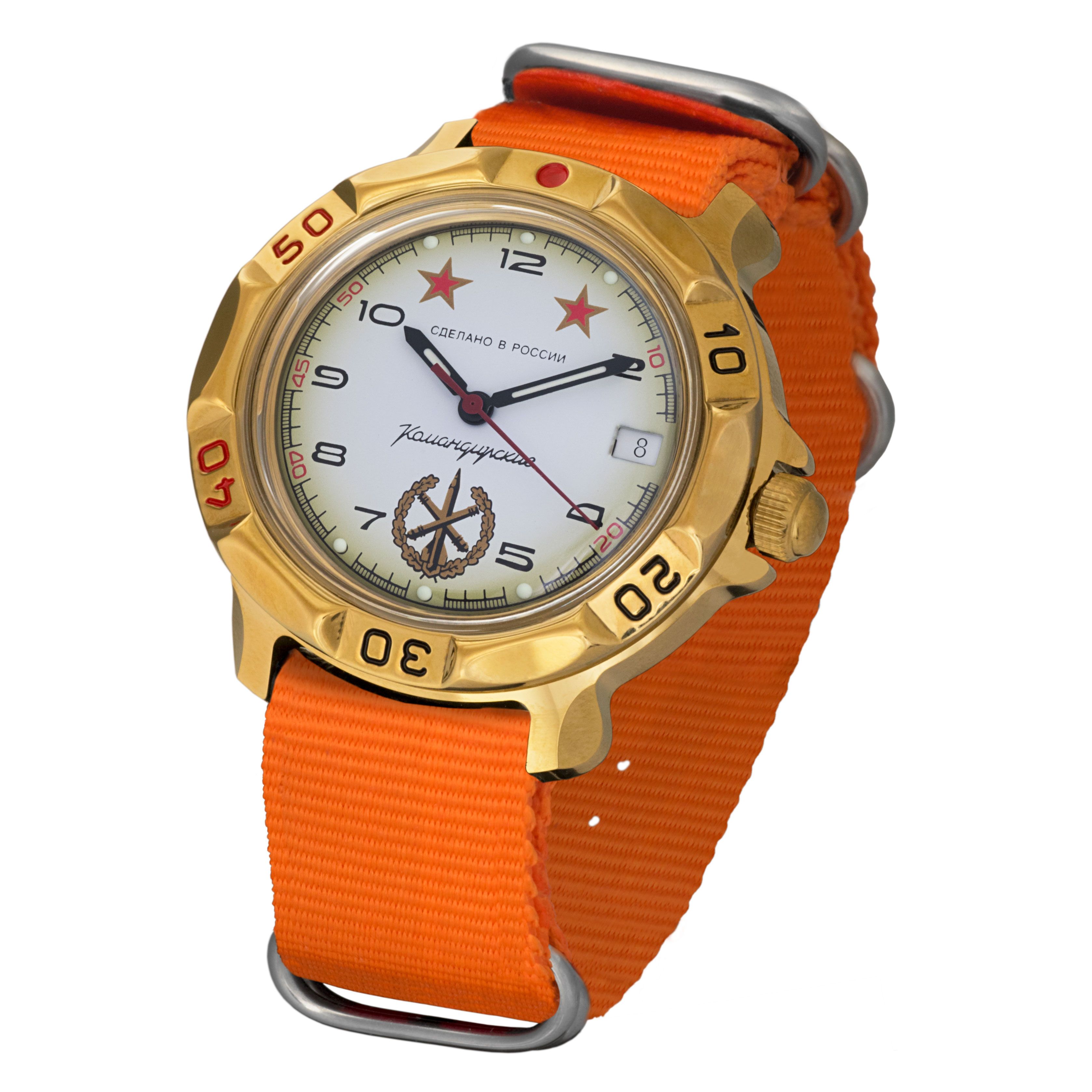 Наручные часы мужские Восток 819075 оранжевые