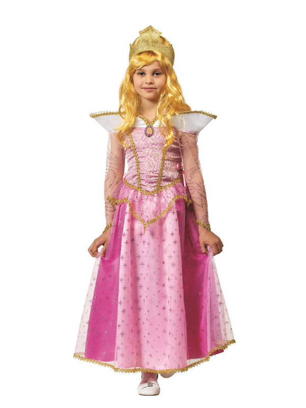 

Костюм карнавальный "Принцесса Аврора" (Цв: Разноцветный Размер: 134 см), BA-7064