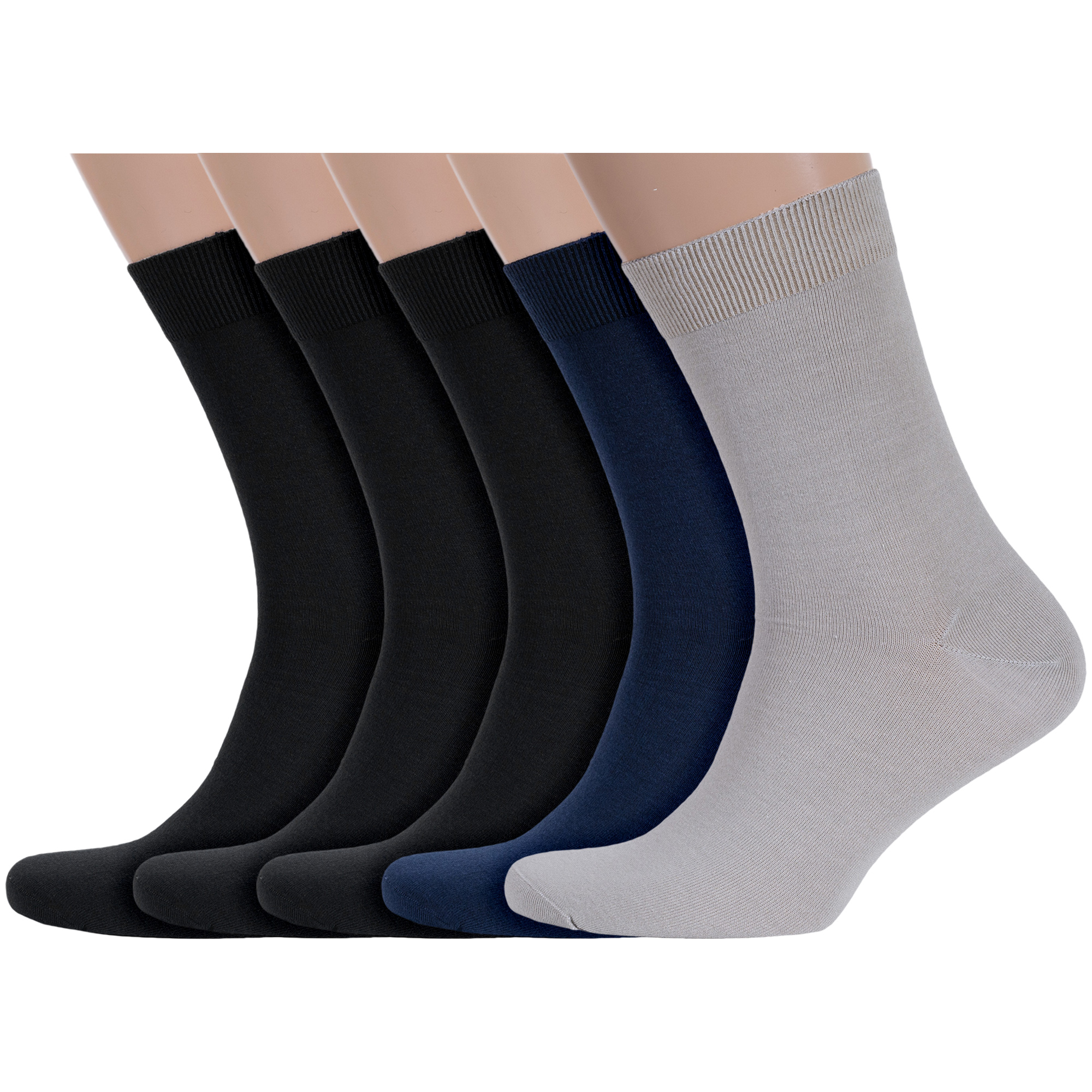 

Комплект носков мужских Rusocks 5-М-1134 разноцветных 31, Черный;синий;бежевый, 5-М-1134