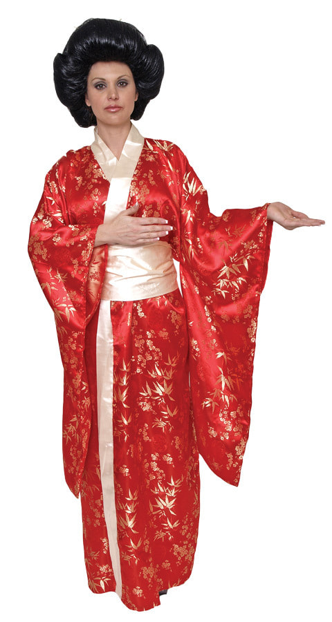 фото Костюм underwraps японка в красном кимоно взрослый xxl (54-56)