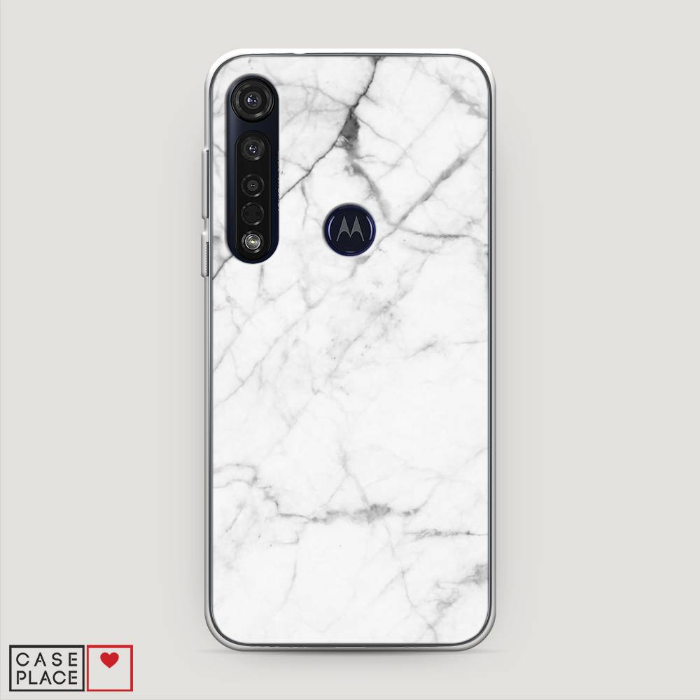 

Чехол Awog на Motorola Moto G8 Plus "Светлый мрамор", Разноцветный, 241450-3