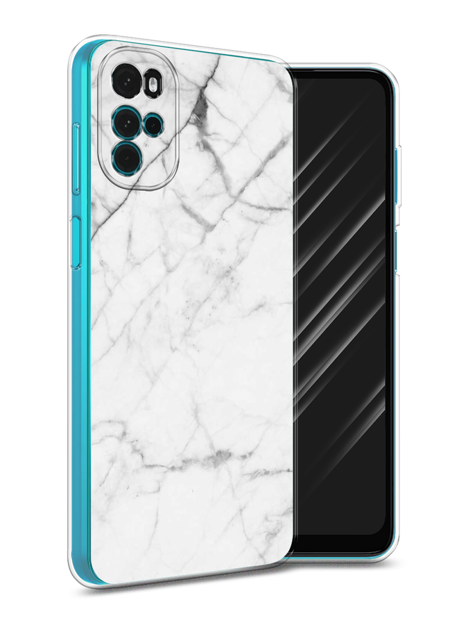 

Чехол Awog на Motorola Moto G22 "Светлый мрамор", Разноцветный, 243150-3