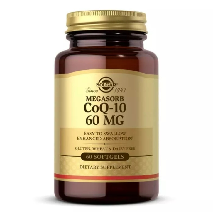 Коэнзим Solgar Megasorb CoQ-10 капсулы 60 мг 60 шт.