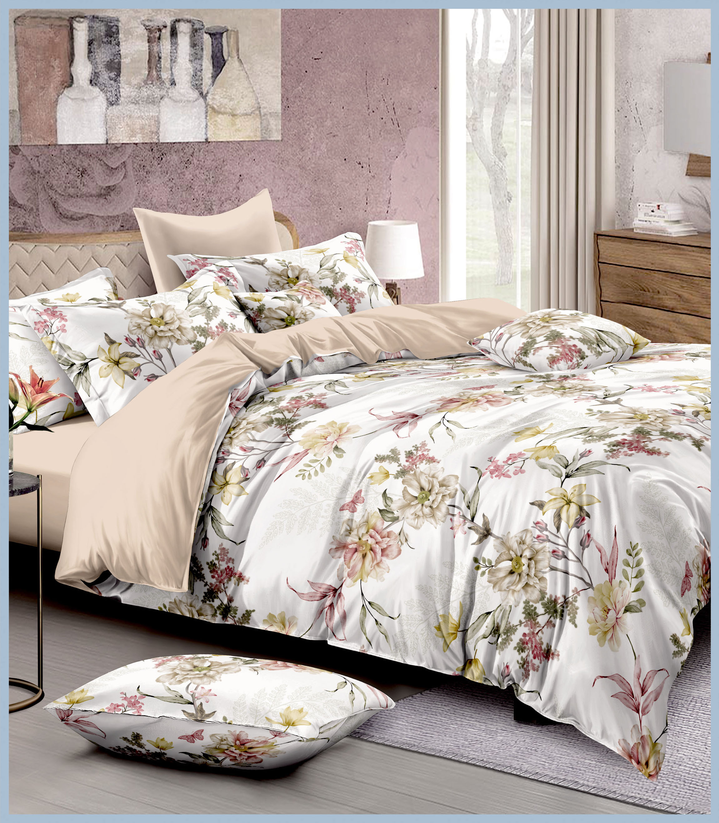 

Постельное белье CottonDreams, Pietra Nobile, евро, наволочки 50x70, сатин, 132337-Pietra-Nobile