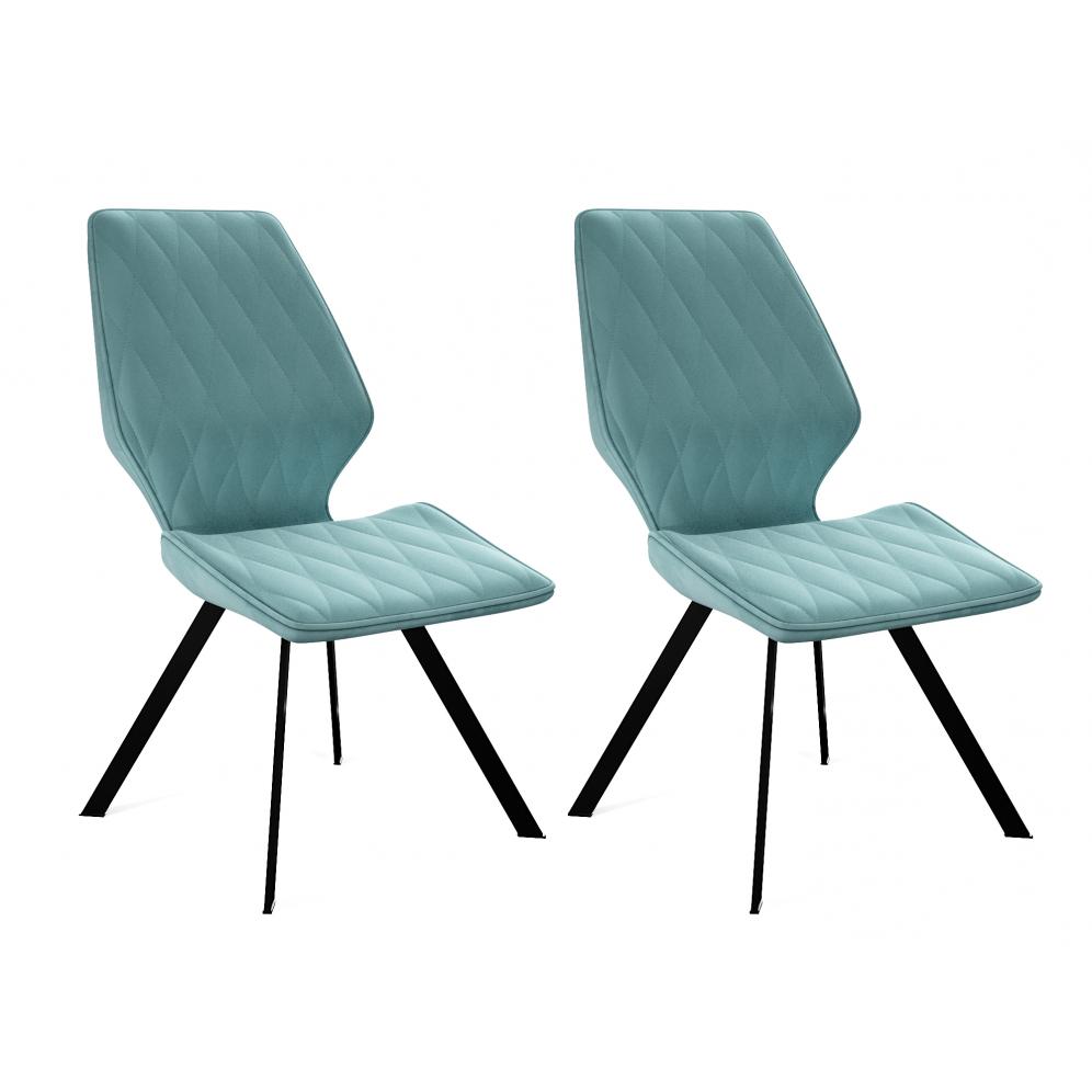 

Стул DIK DikLine 242 Микровелюр В B15 MINT/ ножки черные, DikLine 242
