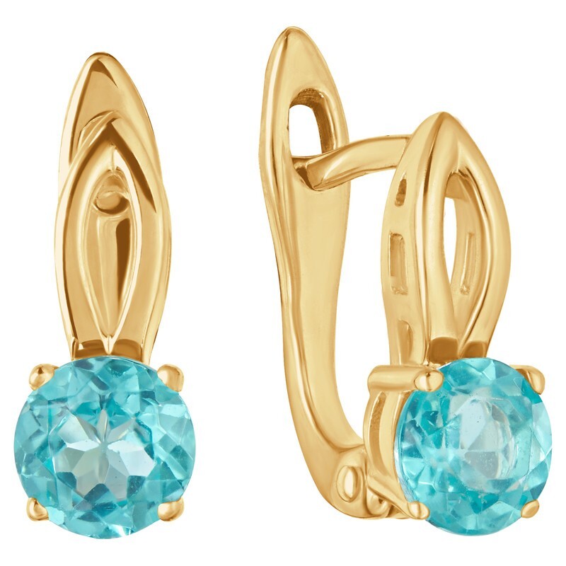 

Серьги из серебра с апатитом LAZURIT-ONLINE 7717YG, 7717YG