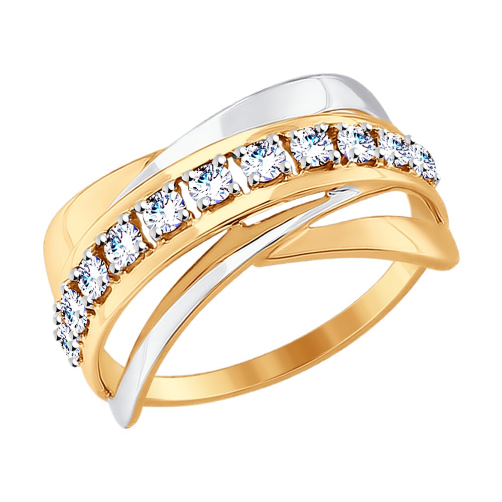 

Кольцо из золота р. 23 SOKOLOV 017551, фианит, 017551
