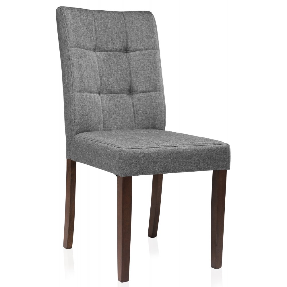 

Стул Woodville Madina dark walnut / fabric grey, Madina dark walnut / fabric grey