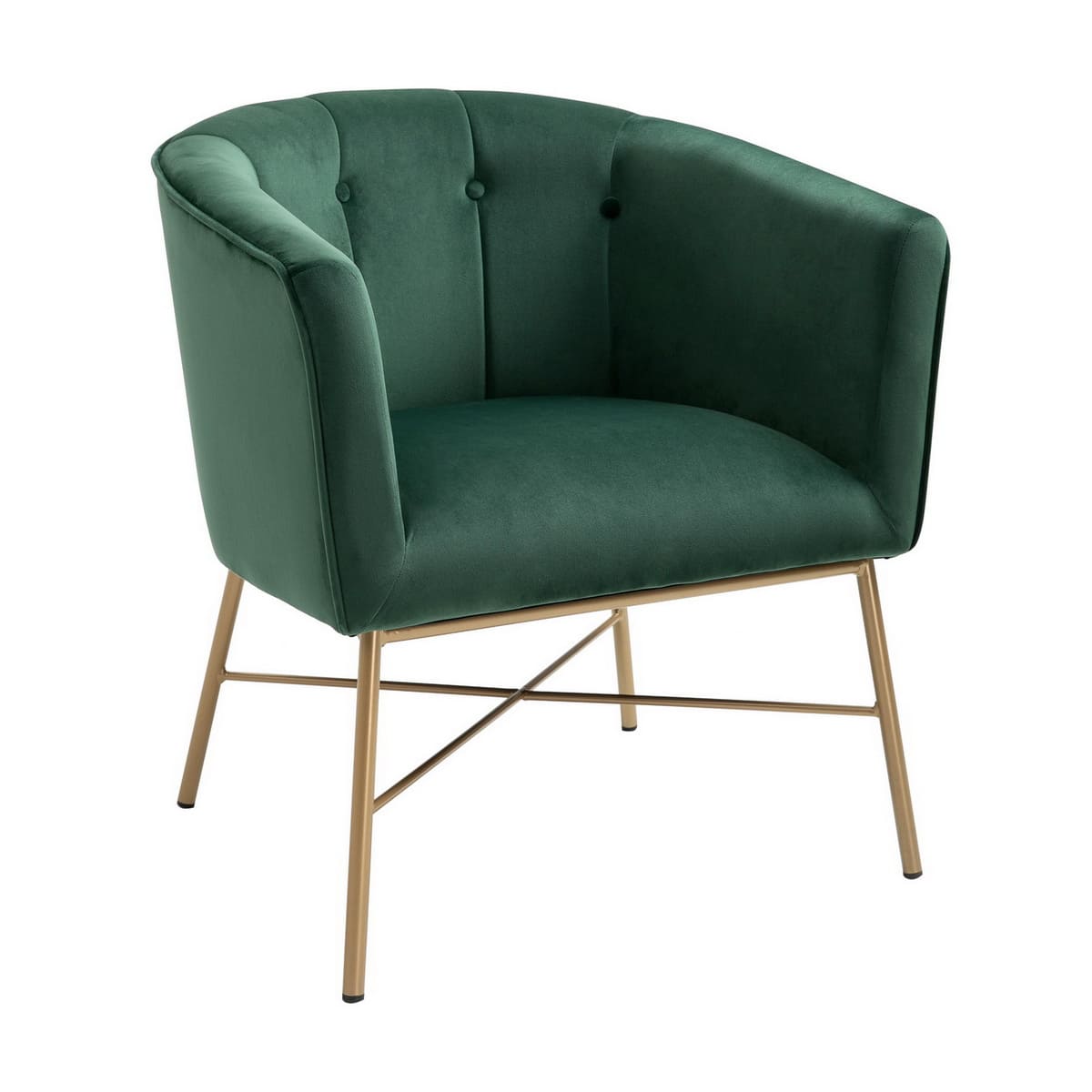 фото Кресло stool group шале велюр зеленый