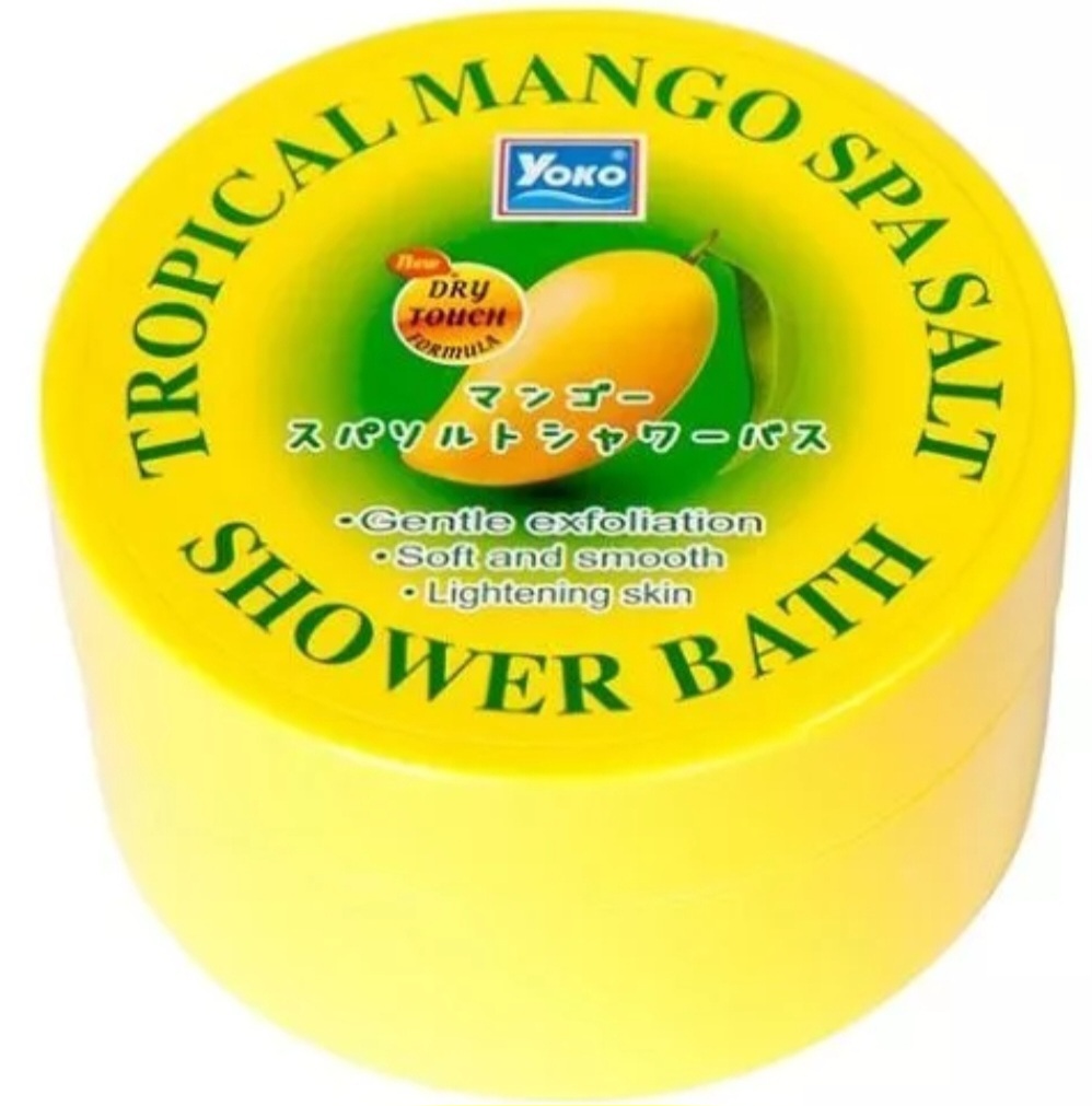 Скраб для тела Yoko солевой Тропический Манго 240 г скраб для тела lounge lab сочный манго антицеллюлитный сахарно солевой 250 мл