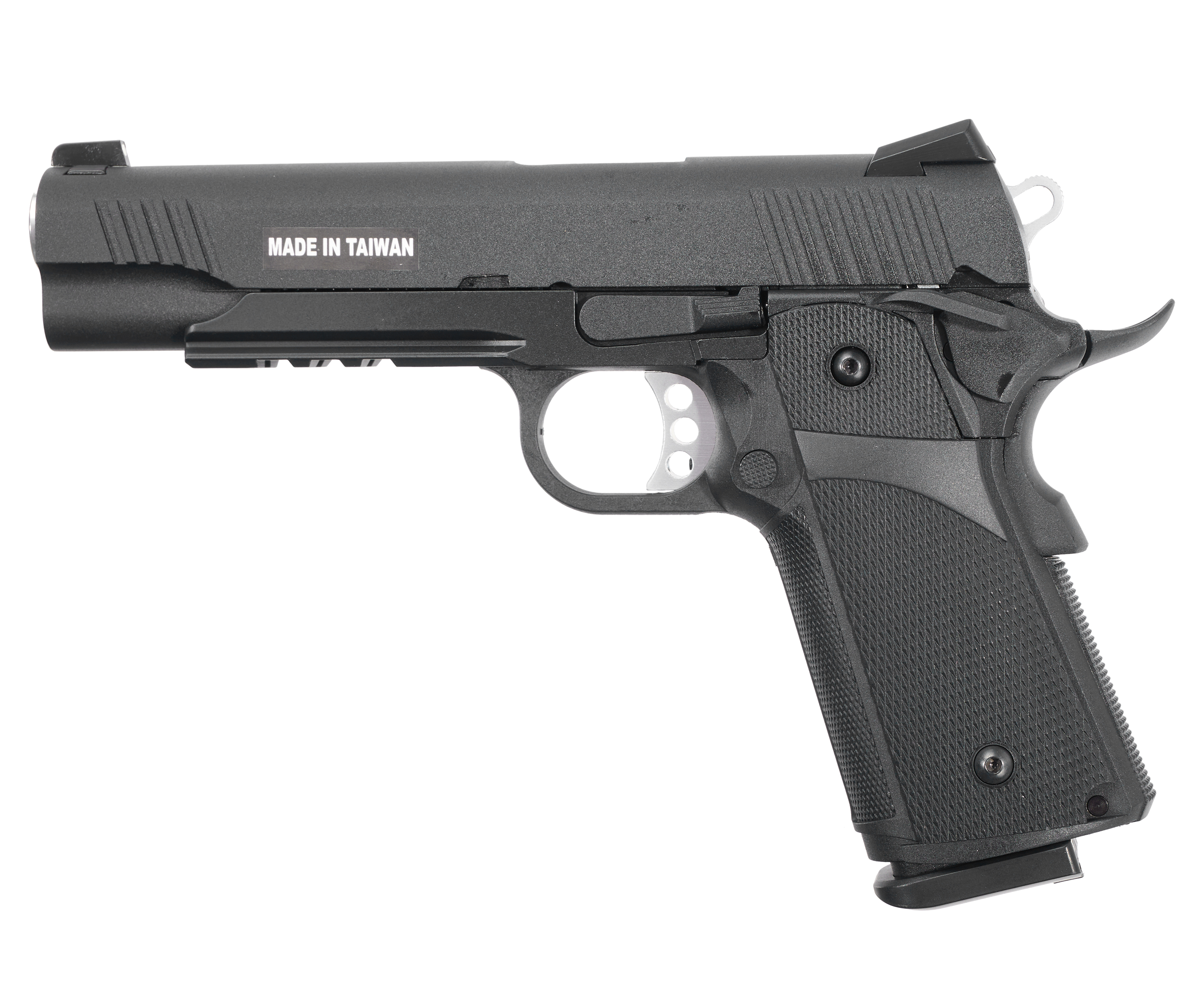 Страйкбольный пистолет KJW Colt M1911 Hi-Capa 6 мм, Gas, Blowback