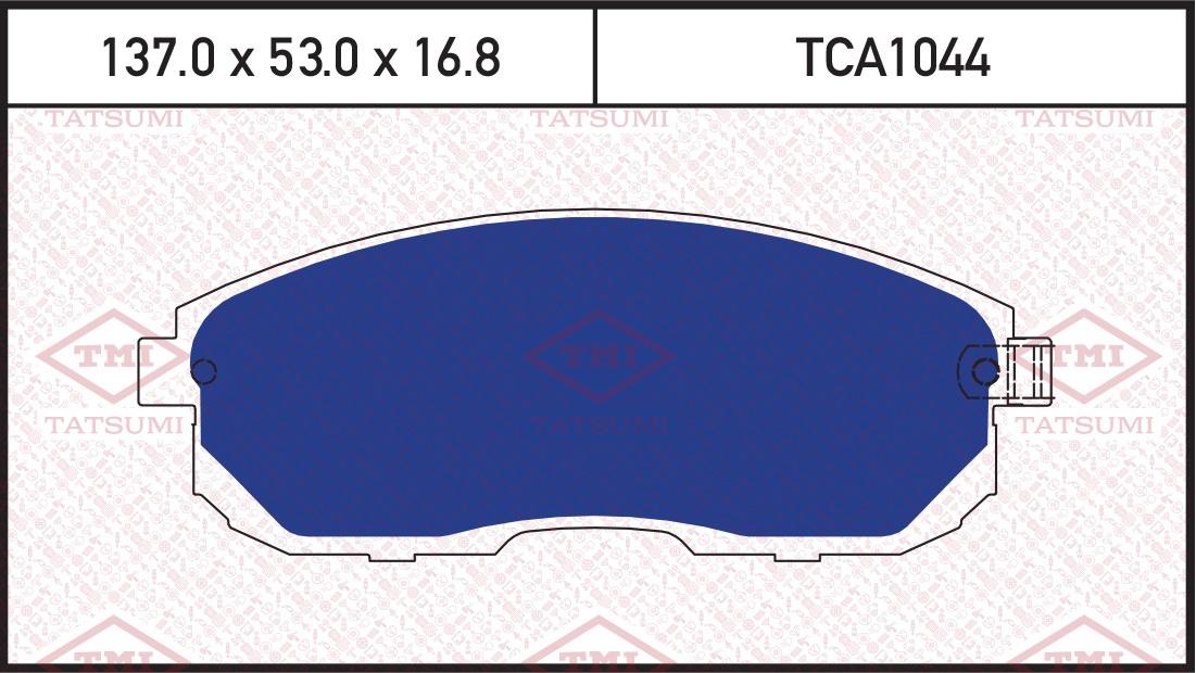 

Тормозные колодки Tatsumi TCA1044