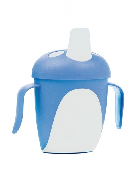 Купить Чашка-непроливайка Canpol Babies Penguins синяя 240 мл,