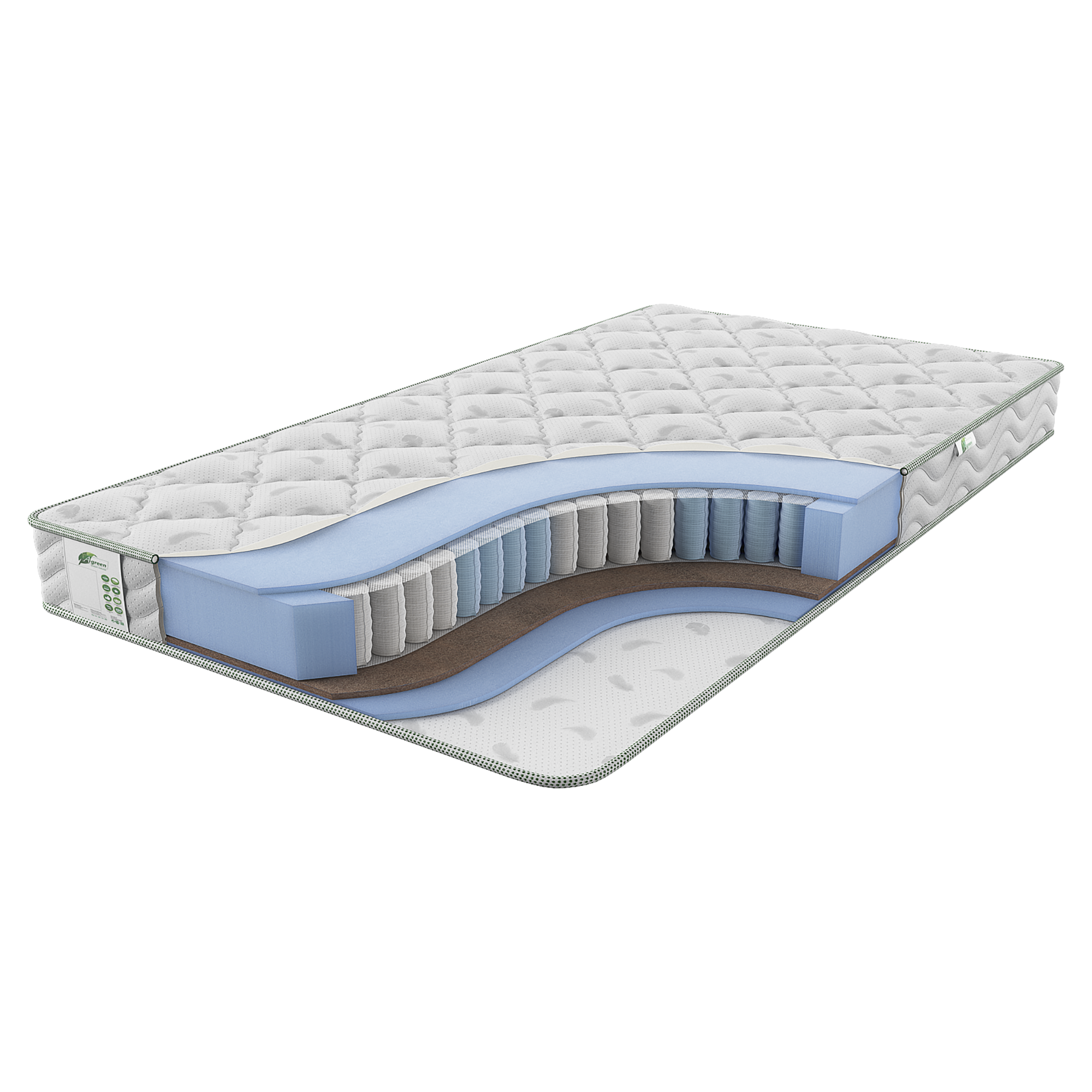 

Матрас Agreen Clean Akadia 110х200, Белый, Clean Akadia