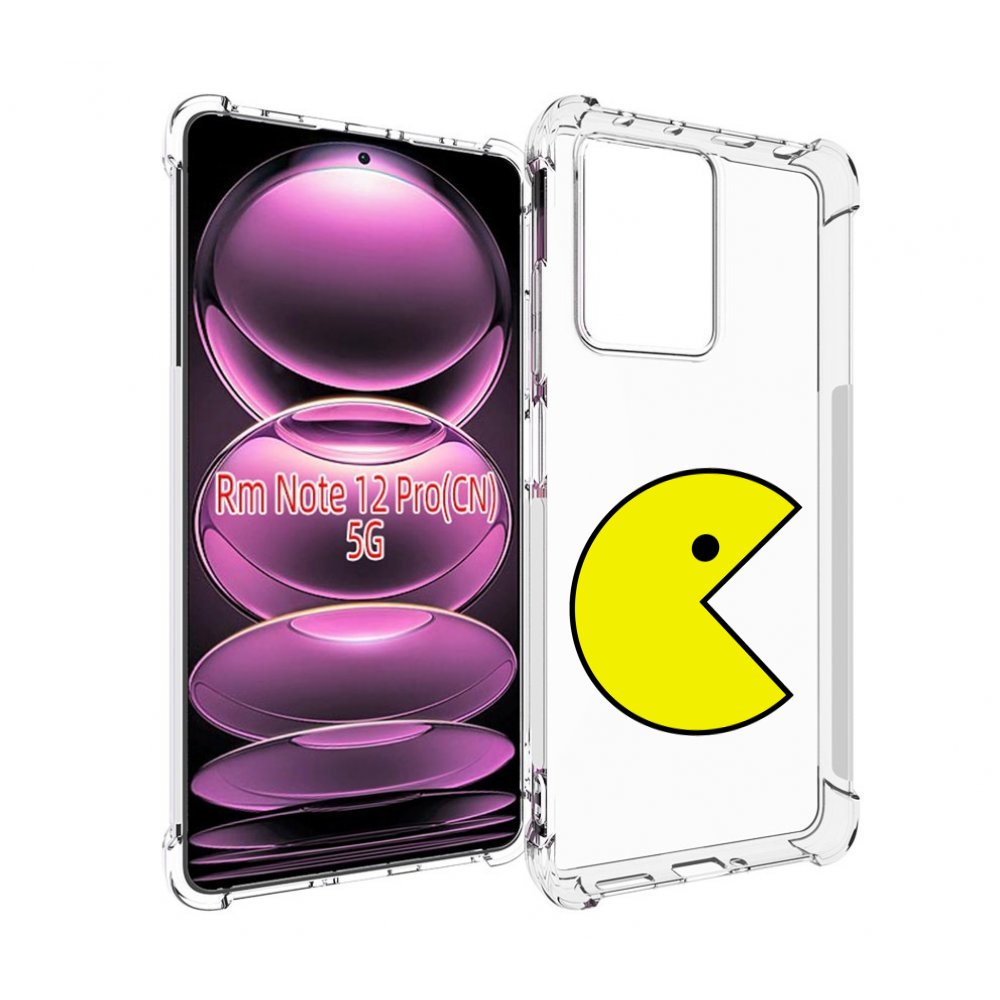 

Чехол MyPads pacman для Xiaomi Redmi Note 12 Pro, Прозрачный, Tocco