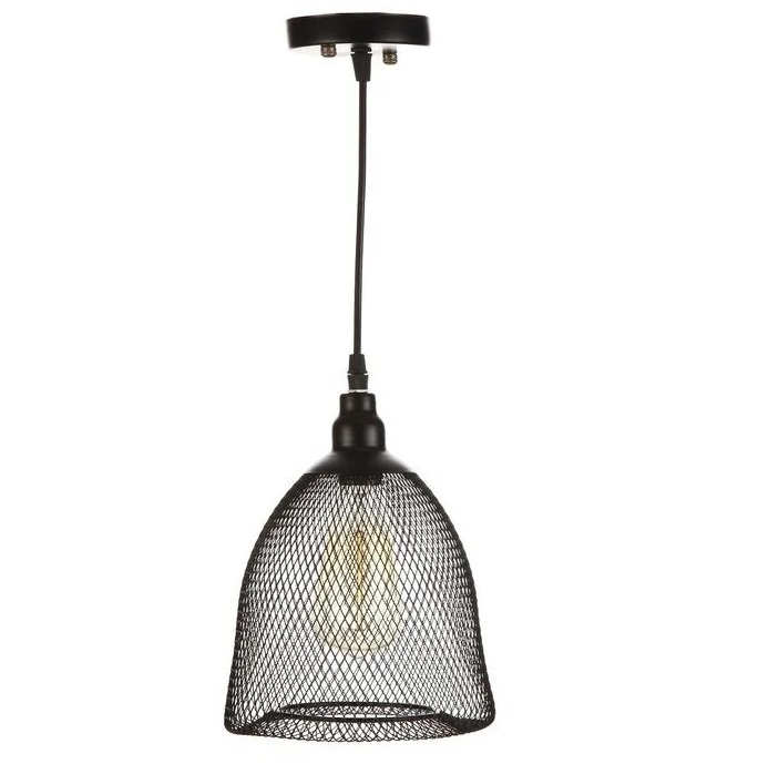 

Светильник "Плетение" 1x40Вт E27 черный 19x19x120 см.