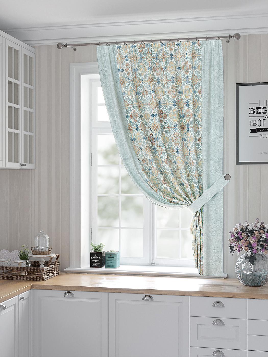 

Комплекты штор AT HOME Фиренквирс высота 180 см, ширина 150 см, Бежевый, 530359