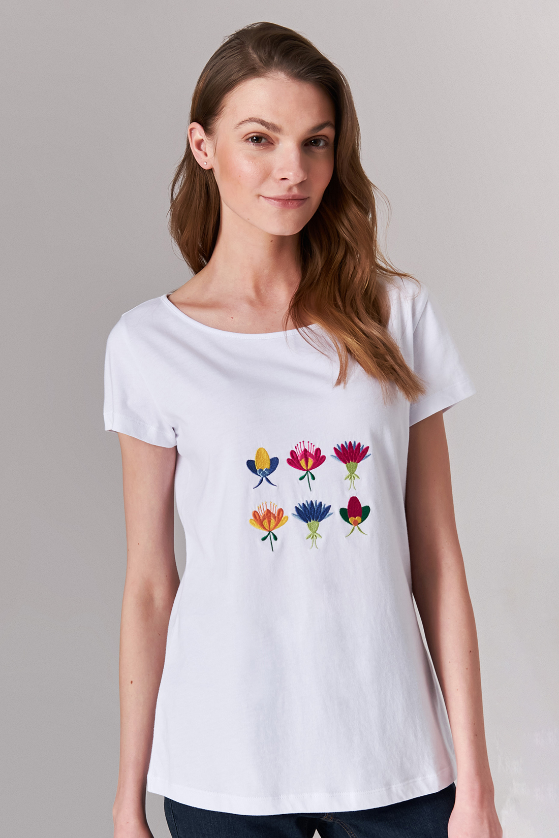 

Футболка женская TATUUM Z017728 белая S, Z017728