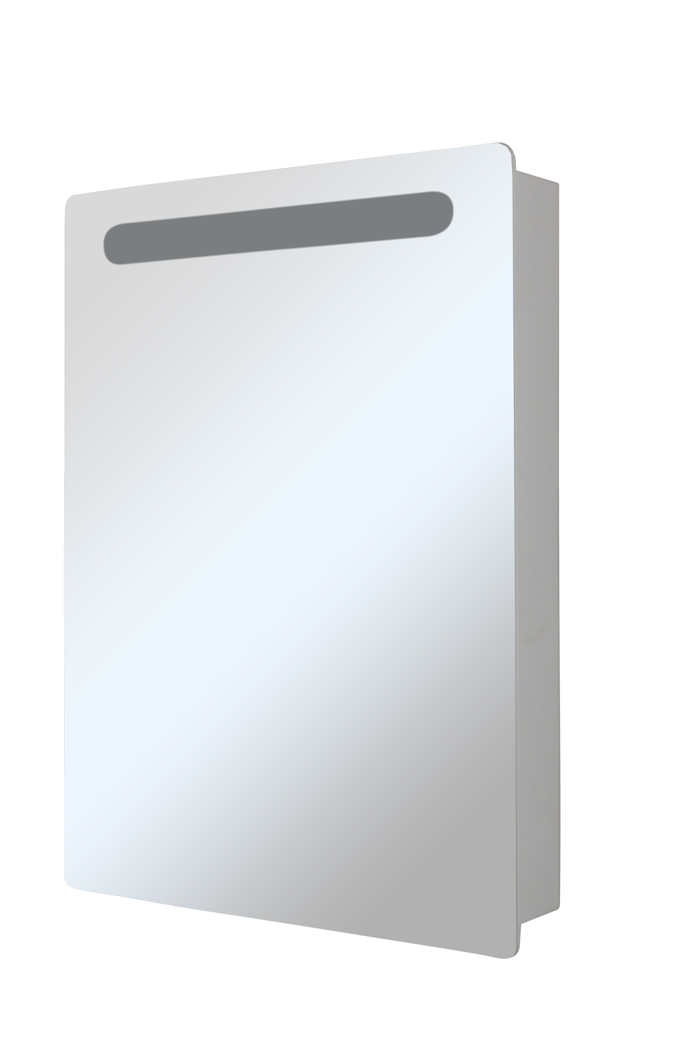 Зеркальный шкаф Шкаф Mixline Стив 60 с подстветкой правый белый (536803)