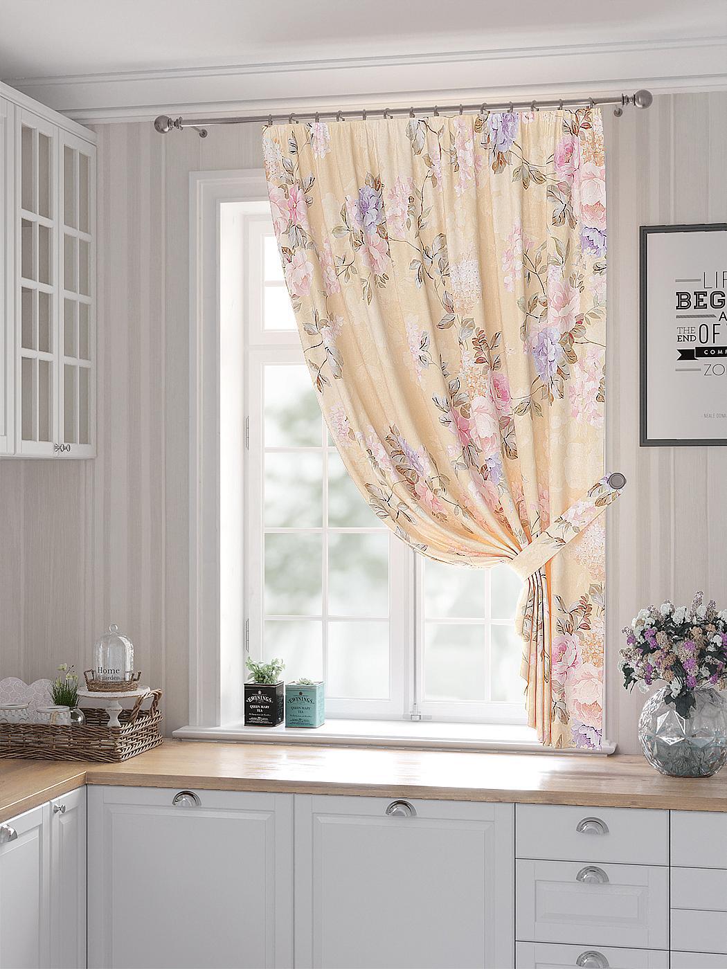 

Комплекты штор AT HOME Милингвирс высота 180 см, ширина 150 см, Бежевый, 530358