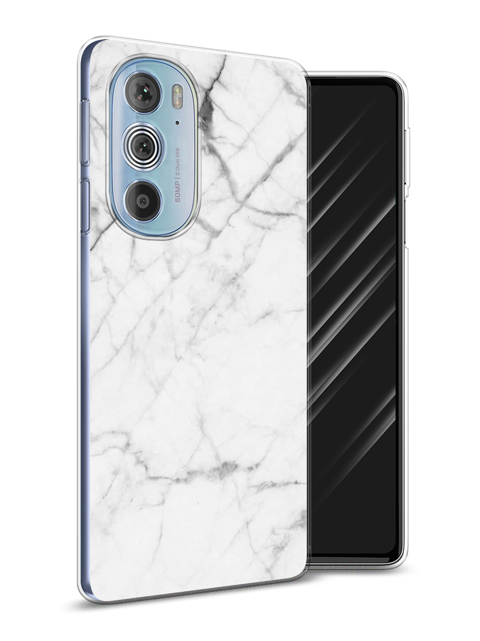 

Чехол Awog на Motorola Edge 30 Pro "Светлый мрамор", Разноцветный, 243350-3